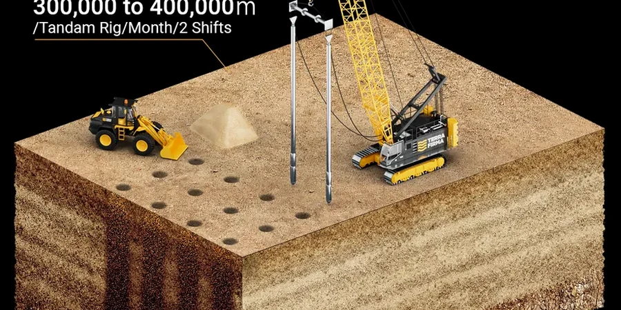 Vibrocompaction Design in Blackpool for Loose Sandy Soils